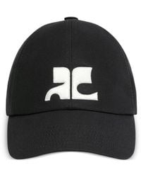 Courreges - Ac Logo-Embroidered Cap - Lyst