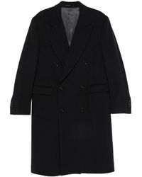 Lardini - Double-Breasted Peak-Lapel Coat - Lyst