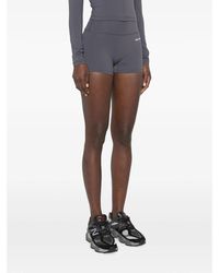 Sporty & Rich - Logo-Print High-Waisted Shorts - Lyst