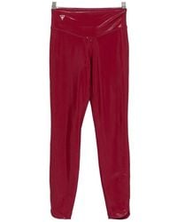 MACRON - Metallic-Effect Logo-Patch Performance Leggings - Lyst