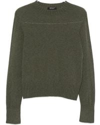 Aragona - Long-Sleeve Ribbed-Trim Sweater - Lyst