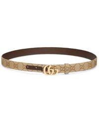 Gucci - Reversible Cut Gg Marmont Belt - Lyst