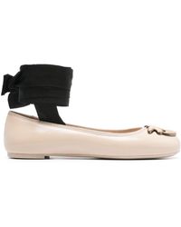 Pinko - Love Birds Ballerina Shoes - Lyst
