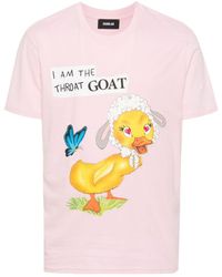 Egonlab - Graphic-Print Cotton T-Shirt - Lyst