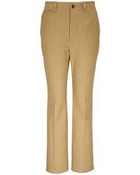 Saint Laurent - Neutrals Trousers - Lyst