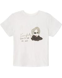 RE/DONE - Classic Everybody Graphic-Print T-Shirt - Lyst