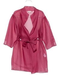 Antonelli - Sheer Belted Coat - Lyst