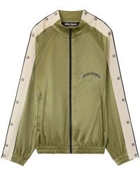 Palm Angels - Snap-Button Side Bands Track Jacket - Lyst