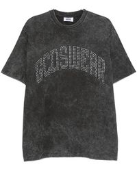 Gcds - Stud-Embellished Acid-Wash T-Shirt - Lyst