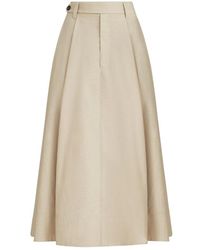 Brunello Cucinelli - Neutrals Skirts - Lyst