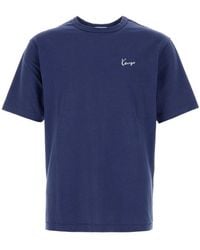 KENZO - Work And Play Logo-Patch T-Shirt - Lyst