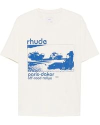 R H U D E © - Neutrals T-Shirts & Vests - Lyst
