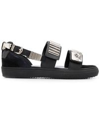 Toga - Embossed Strap Sandals - Lyst