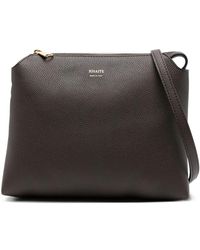 KHAITE - Lina Zip-Top Leather Shoulder Bag - Lyst