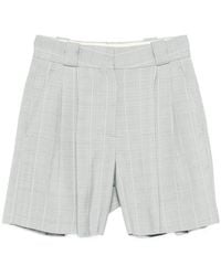Blazé Milano - After You Fell Pinstripe Pleated Shorts - Lyst