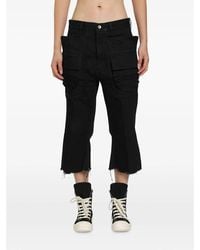 Rick Owens - Tower Bolan Cargo Cropped Jeans - Lyst