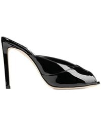 Jimmy Choo - Brigitte 100 Patent Leather Mules - Lyst