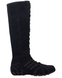 adidas - Lace-Up Knee-High Boots - Lyst