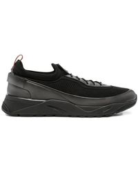 Santoni - Panelled Low-Top Sneakers - Lyst