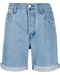 J Brand Casual Denim Shorts - Blue