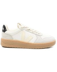 Veja - V-82 Suede Panelled Sneakers - Lyst