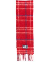 Vivienne Westwood - Orb-Patch Check Scarf - Lyst
