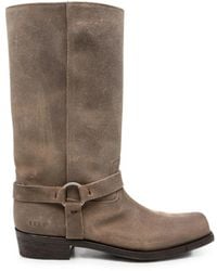 Golden Goose - Square-Toe Biker Boots - Lyst