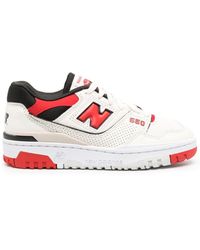 New Balance - 550 Logo-Embossed Low-Top Leather Sneakers - Lyst