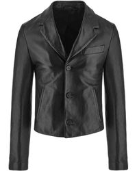 Ferragamo - Leather Jacket - Lyst