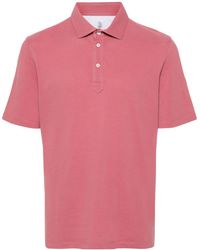 Brunello Cucinelli - Short-sleeve Cotton Polo Shirt - Lyst