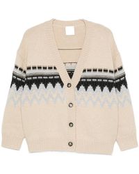 Allude - V-Neck Cashmere Cardigan - Lyst