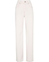 Brunello Cucinelli - Straight High-Waisted Jeans - Lyst