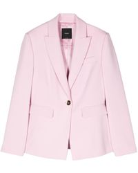 Pinko - Signum Single-Breasted Blazer - Lyst