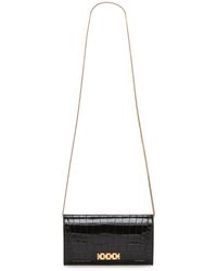 Victoria Beckham - Crocodile-Embossed Leather Wallet-On-Chain - Lyst
