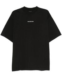 Balenciaga - New Back Medium Fit T-Shirt - Lyst