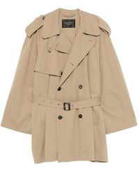 Balenciaga - Neutrals Coats - Lyst