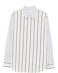 Saint Laurent - Vertical-Stripe Long-Sleeve Shirt - Lyst