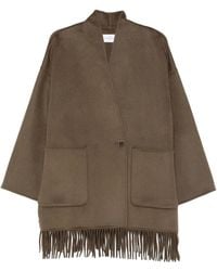 The Dynamis Studio - Fringed Patch-Pocket Coat - Lyst