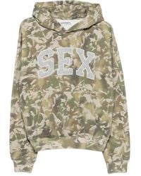 Carne Bollente - The Sex Graphic-Print Fleece-Patch Hoodie - Lyst