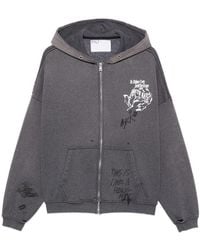 Paly Hollywood - Print-Detail Long-Sleeve Hoodie - Lyst