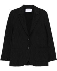 Harris Wharf London - Textured Single-Breasted Jacket - Lyst