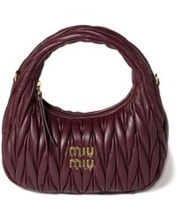 Miu Miu - Wander Matelassé Nappa Leather Shoulder Bag - Lyst