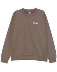New Balance - Crew-Neck Sweatshirt - Lyst