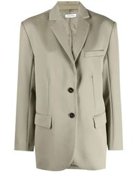 Anine Bing - Quinn Wool Oversize Blazer - Lyst