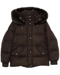 Moorer - Attica Fur-Trim Hooded Jacket - Lyst