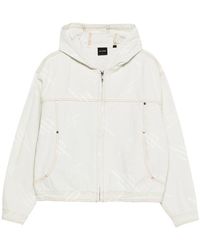 Daily Paper - Hooded Patterned Jacket - Lyst