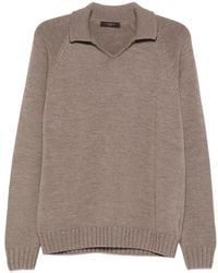 ZANONE-SLOWEAR - Polo-Neck Wool Sweater - Lyst