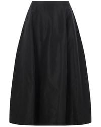 Simone Rocha - Taffeta Circle Midi Skirt - Lyst
