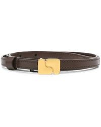 Soeur - Logo-Buckle Leather Belt - Lyst