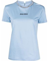 Miu Miu T-shirts for Women - Up to 42% off at Lyst.com